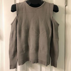 Nicole Miller Artelier Cold Shoulder Top XS